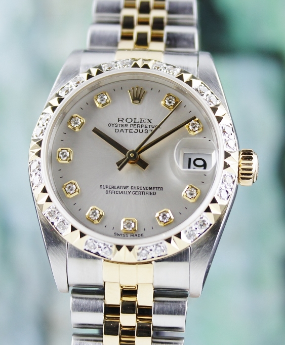 (image for) A ROLEX MID SIZE OYSTER PERPETUAL DATEJUST / 78273